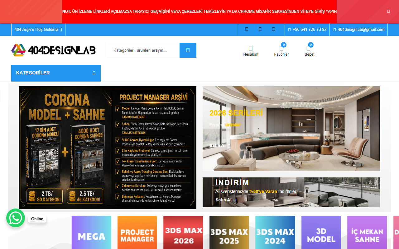 404archive.com screenshot
