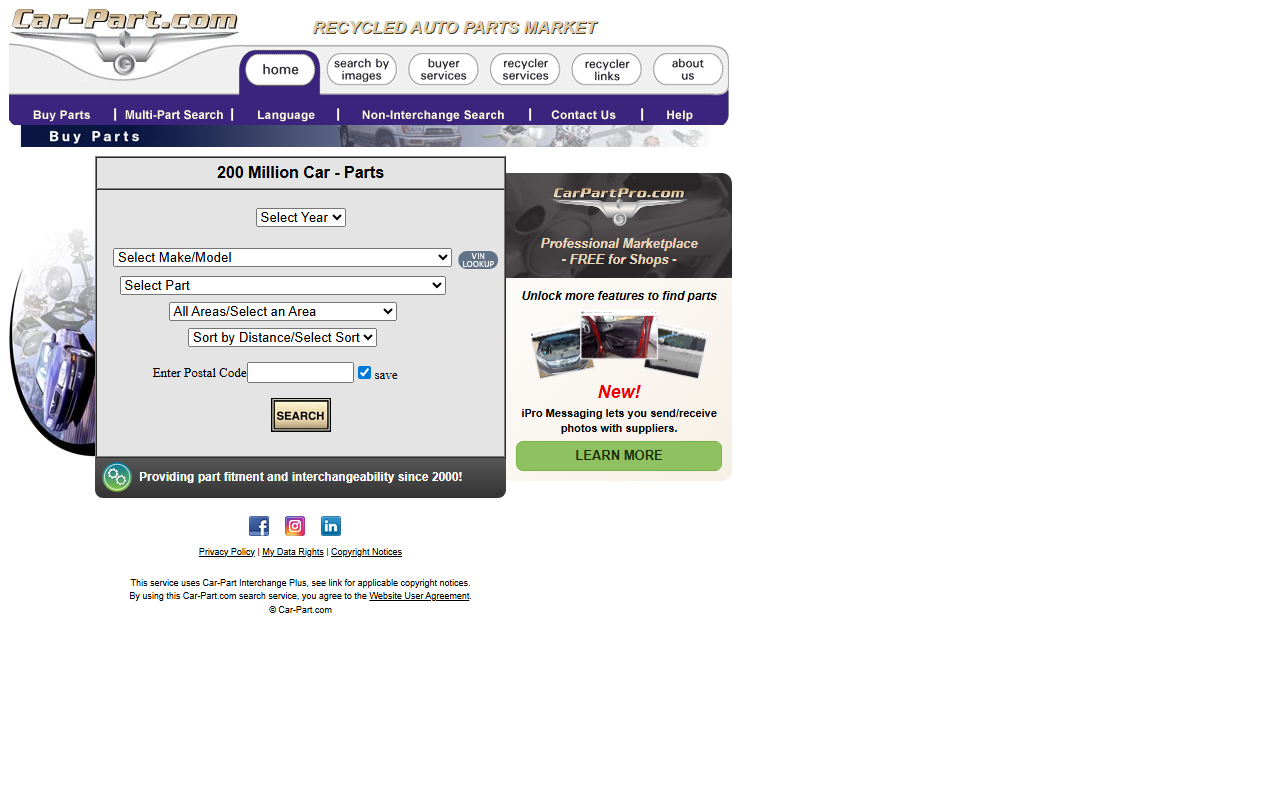 404autorecycling.com screenshot