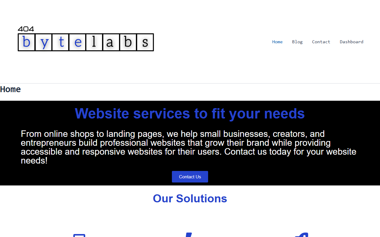 404bytelabs.com screenshot
