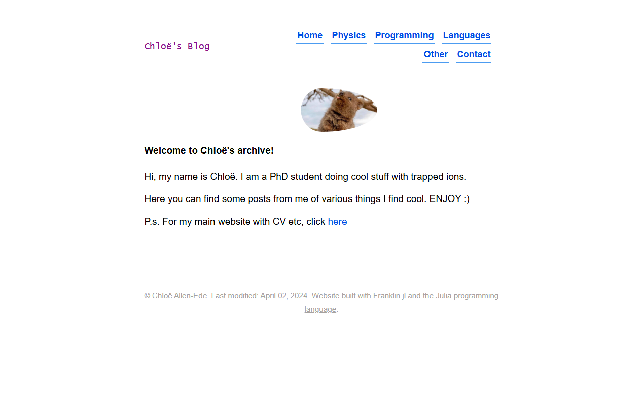 404chloenotfound.com screenshot