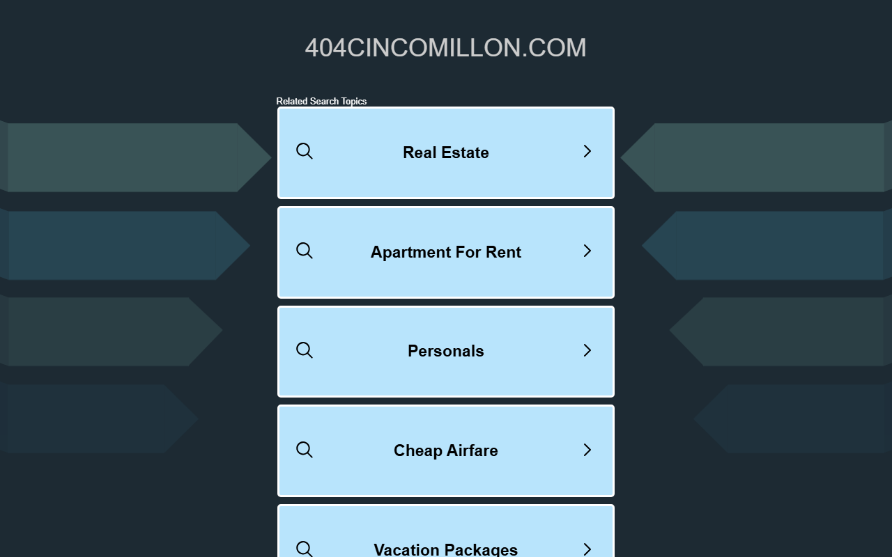 404cincomillon.com screenshot