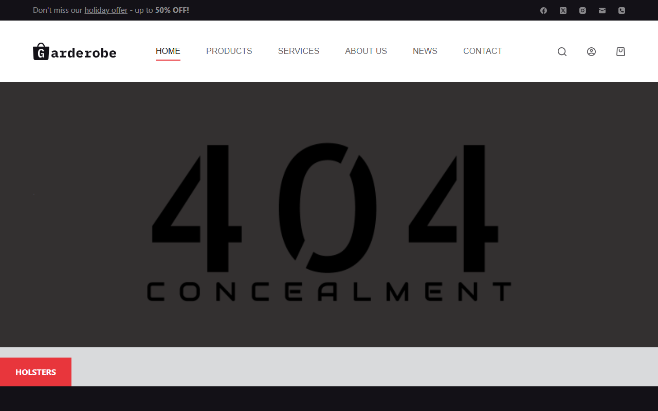404concealment.com screenshot