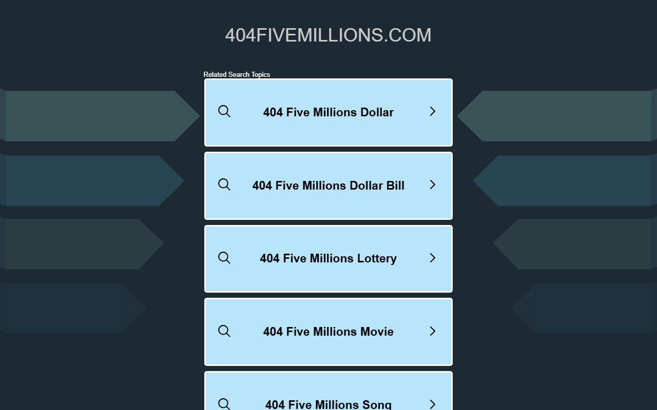 404fivemillions.com screenshot