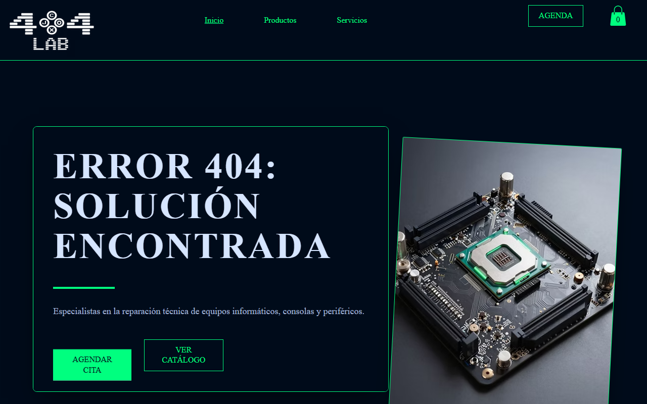 404labsolutions.com screenshot