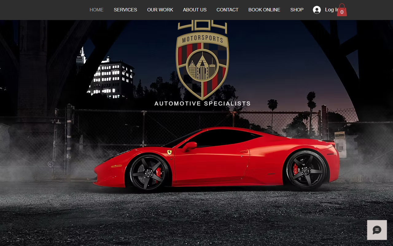 404motorsports.com screenshot
