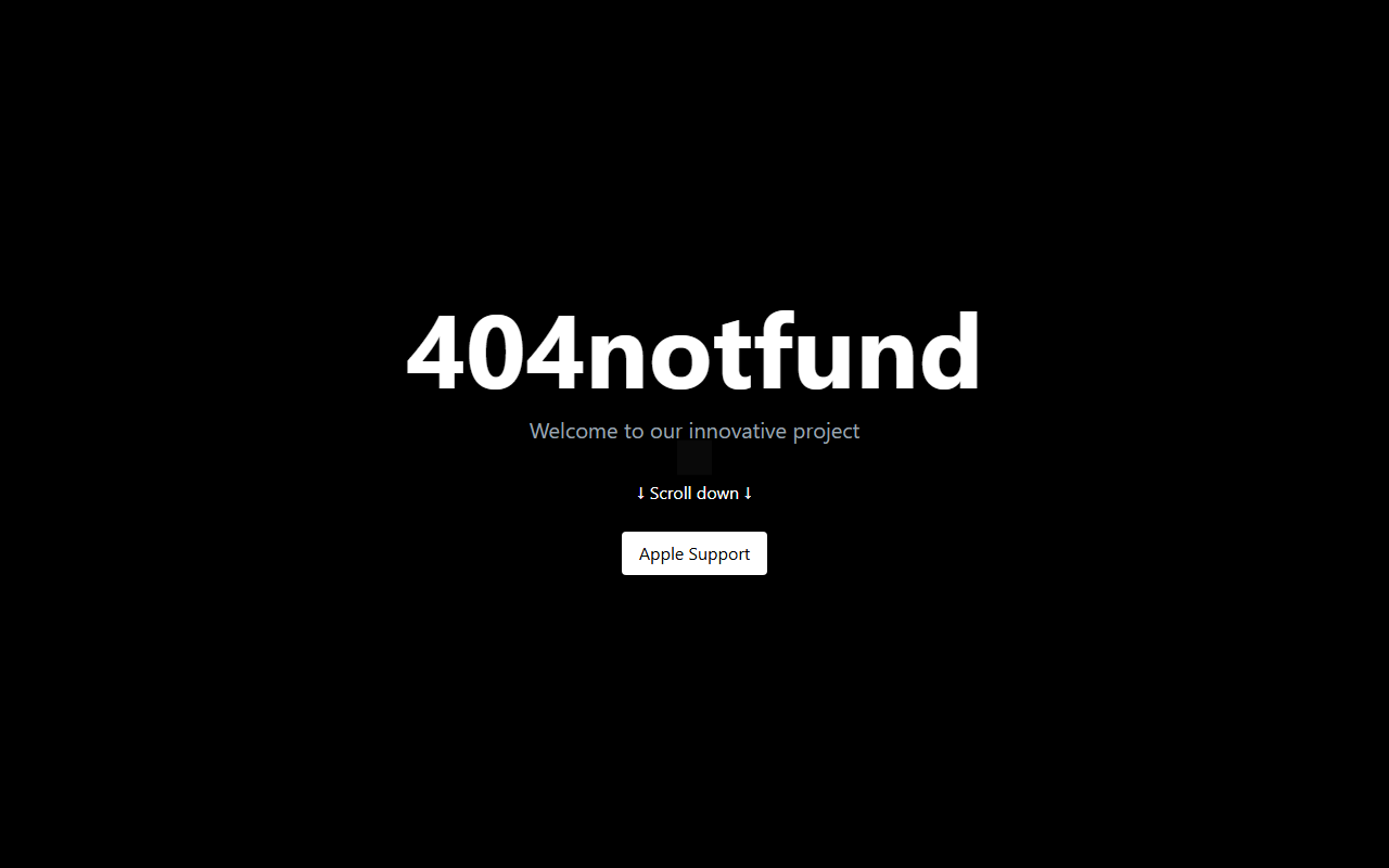 404notfund.com screenshot