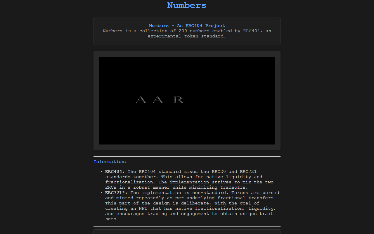 404numbers.com screenshot