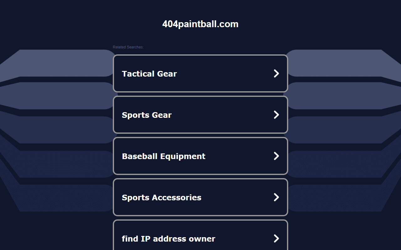 404paintball.com screenshot