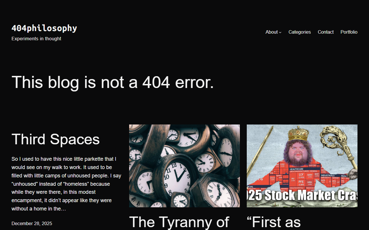 404philosophy.com screenshot