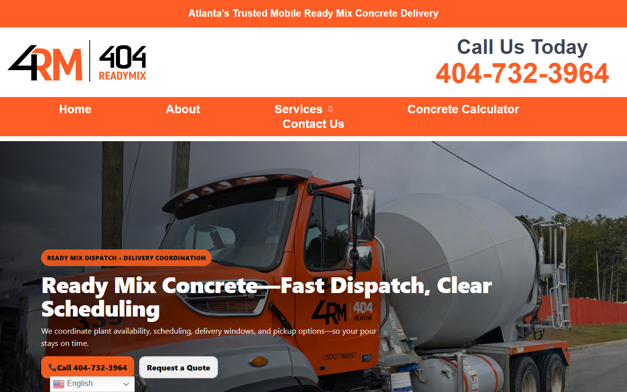 404readymix.com screenshot