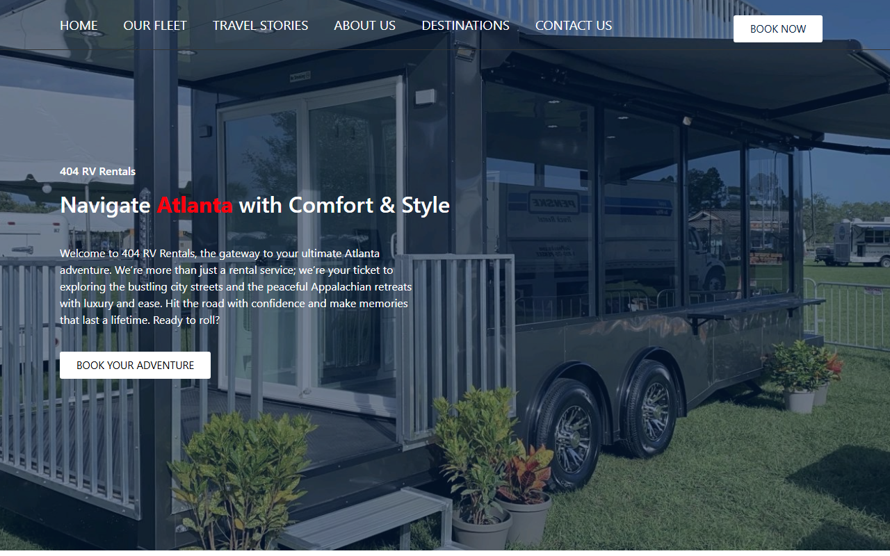 404rvrental.com screenshot