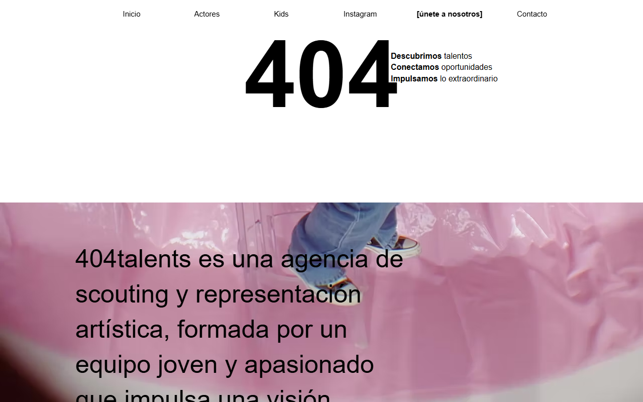 404talents.com screenshot