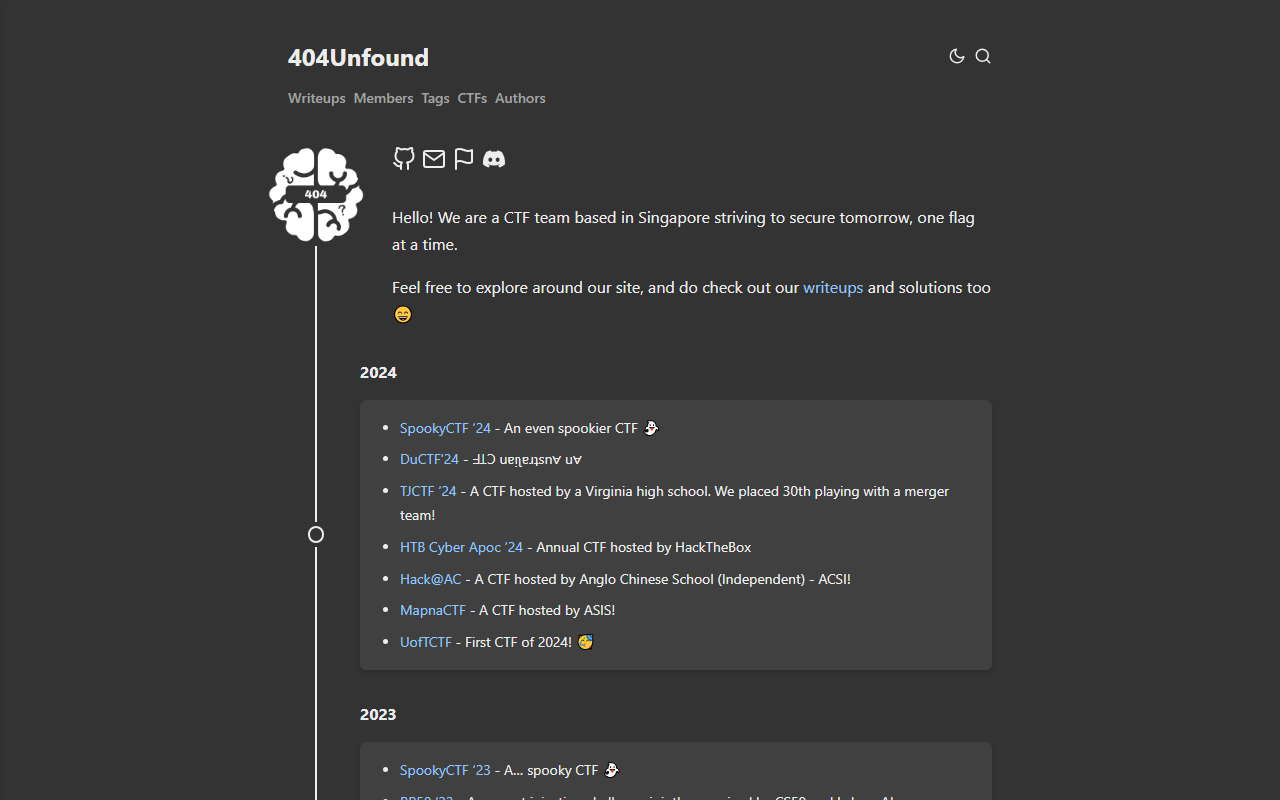 404unfound.com screenshot
