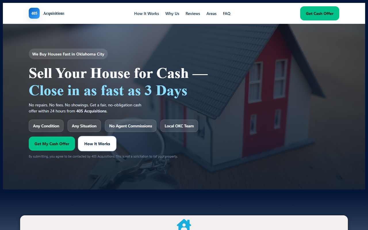405acquisition.com screenshot