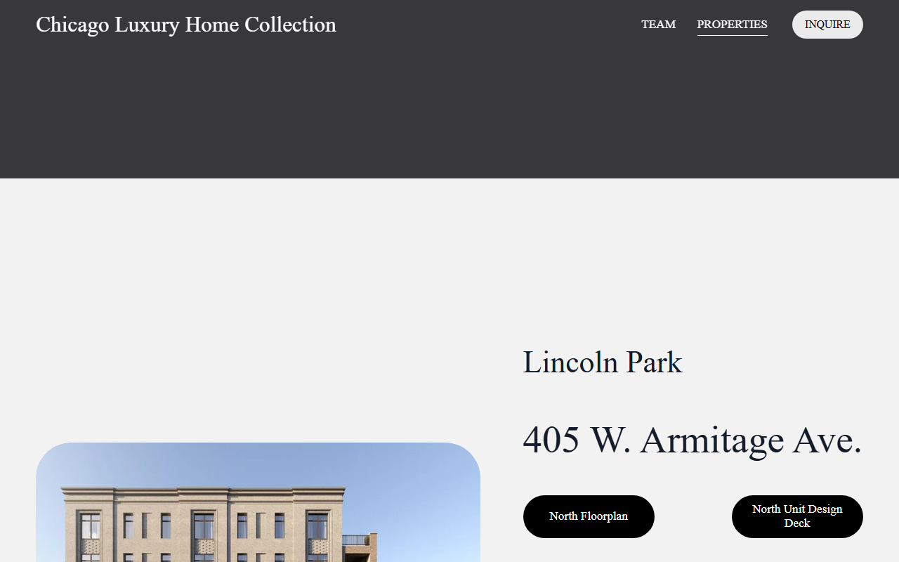 405armitage.com screenshot