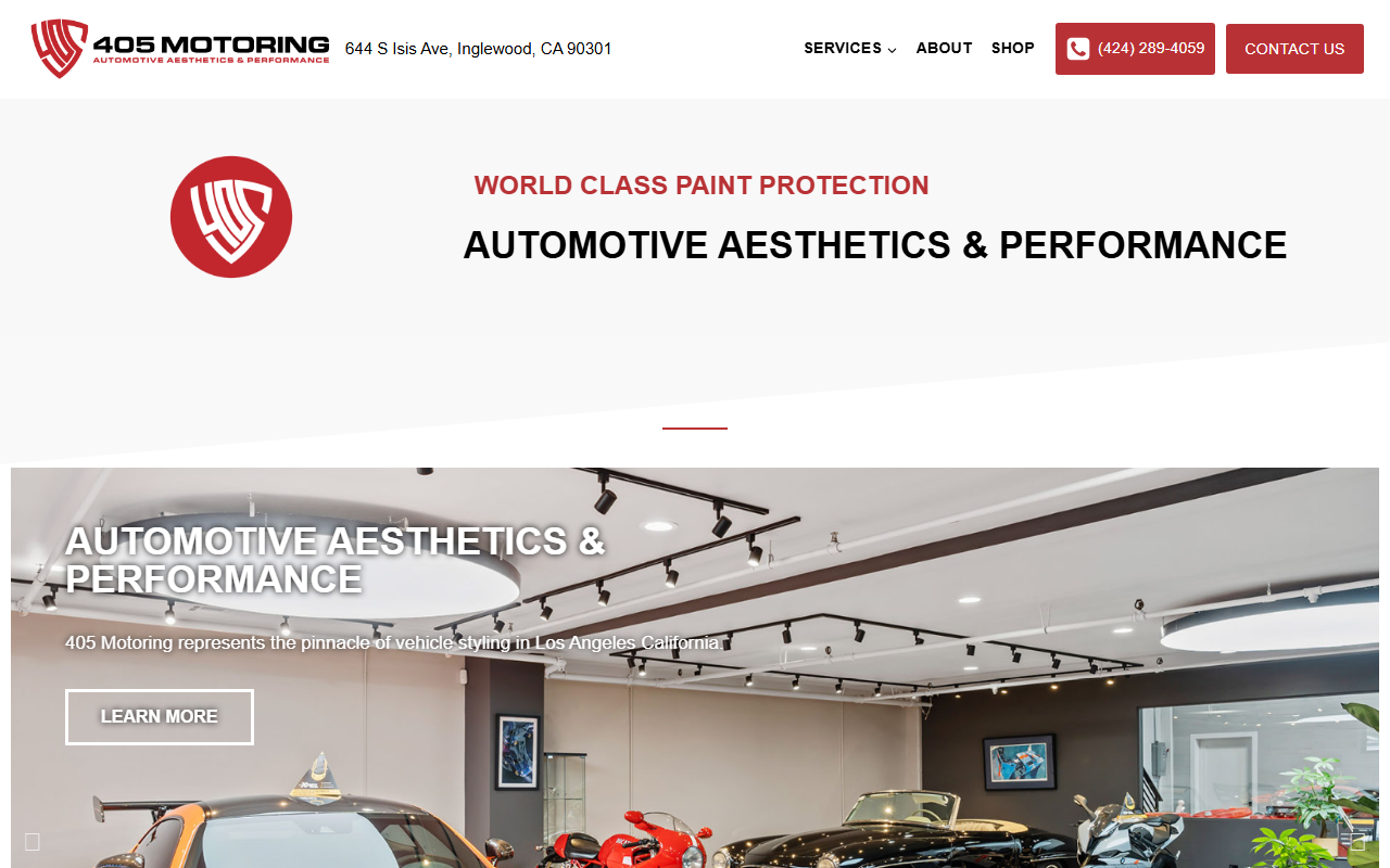 405autohaus.com screenshot