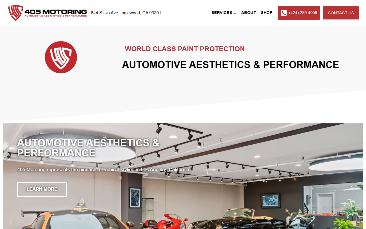 405automotive.com screenshot