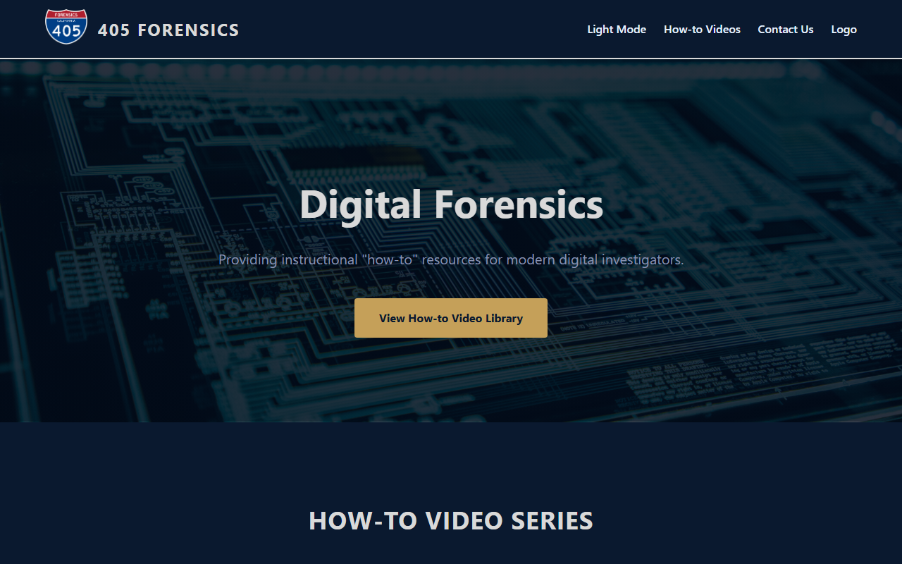 405forensics.com screenshot