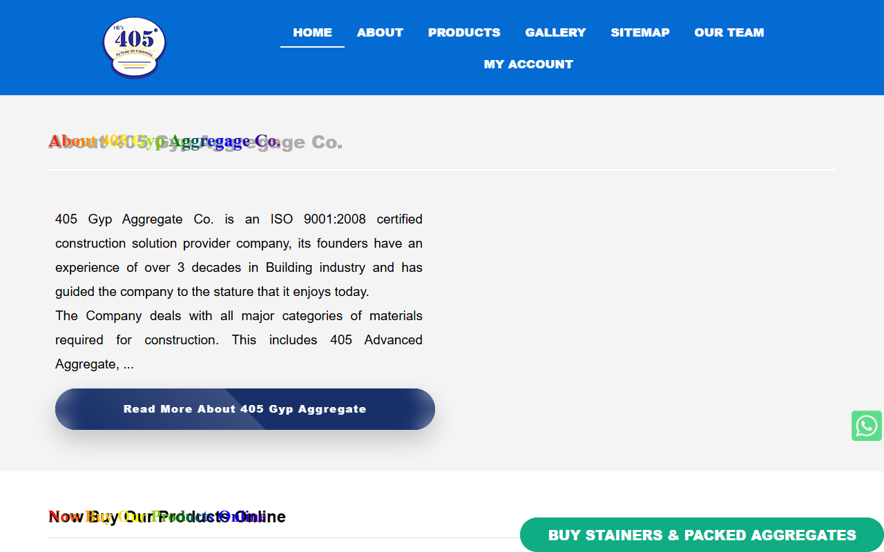 405gypaggregate.com screenshot