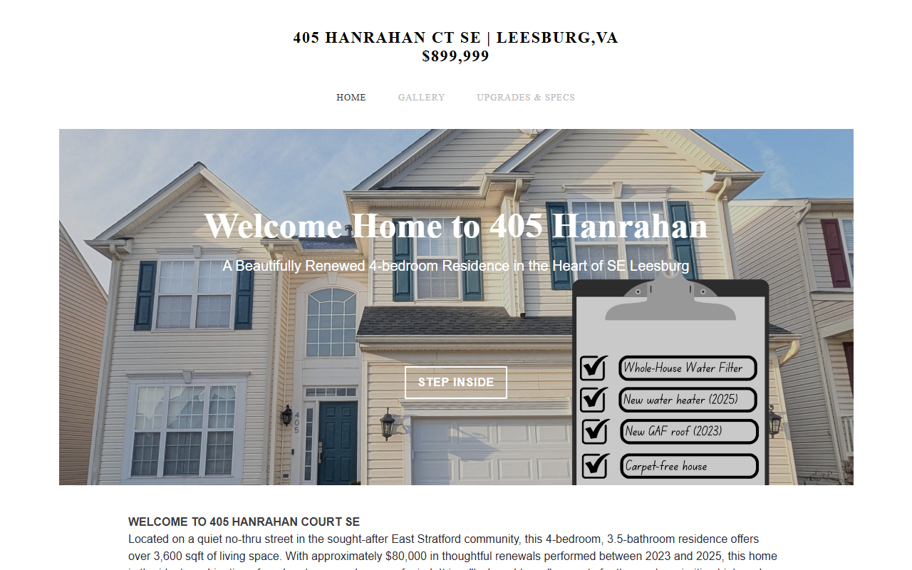 405hanrahan.com screenshot