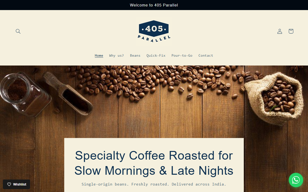 405parallel.com screenshot