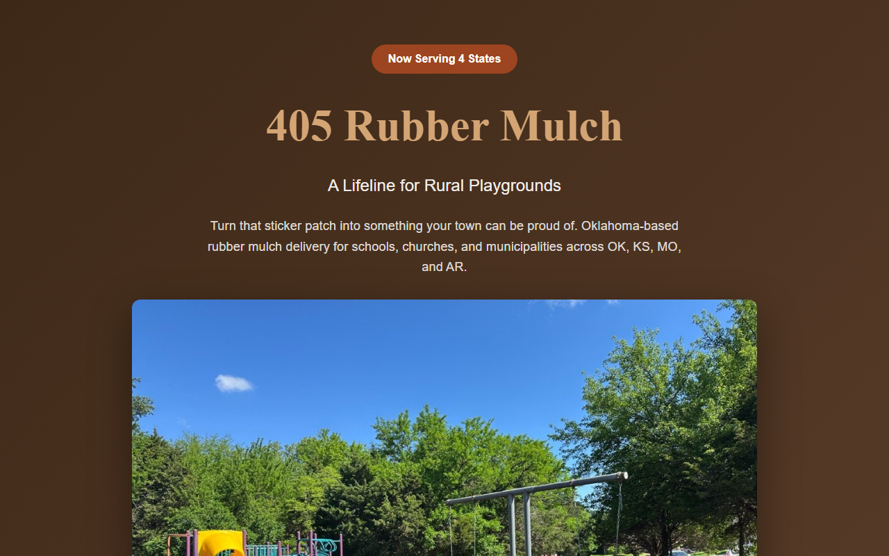 405rubbermulch.com screenshot