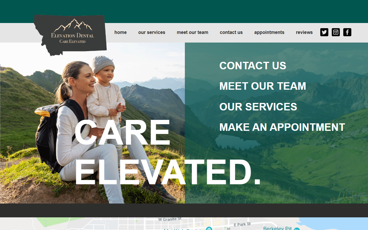 406-elevated.com screenshot