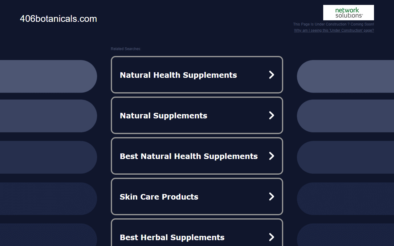 406botanicals.com screenshot