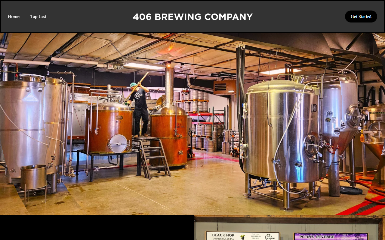 406brewing.com screenshot