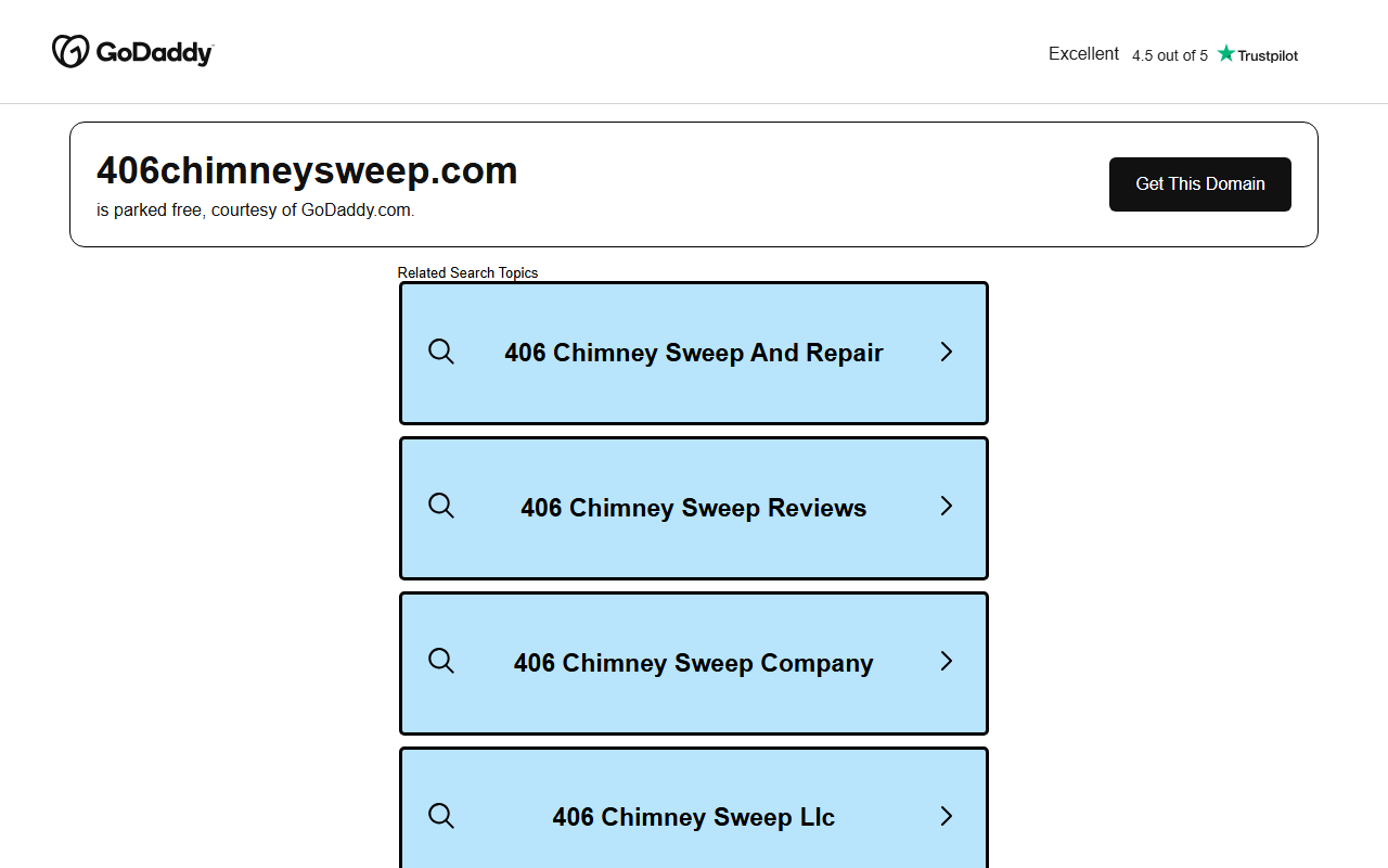 406chimneysweep.com screenshot