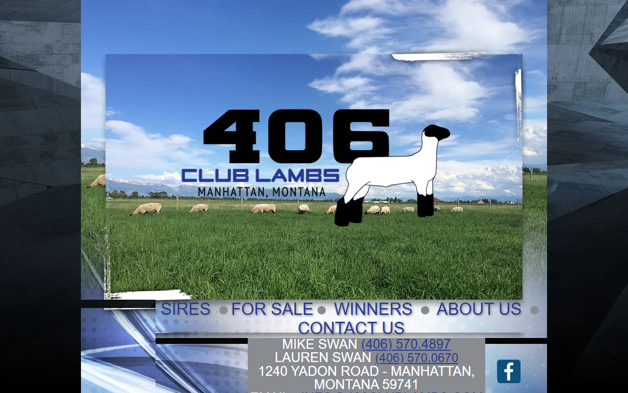 406clublambs.com screenshot