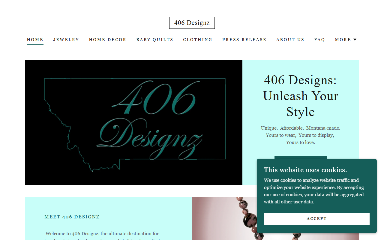 406designz.com screenshot