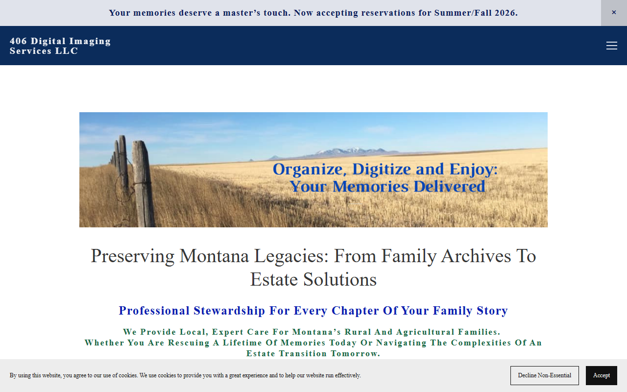 406digitallegacy.com screenshot