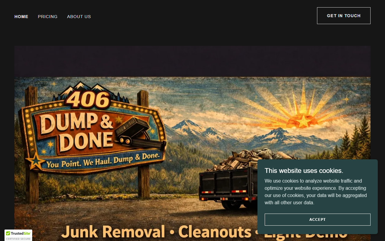 406dumpanddone.com screenshot