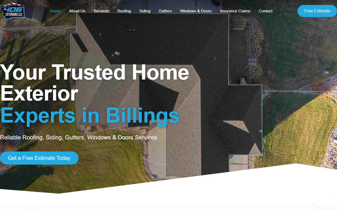 406exteriors.com screenshot