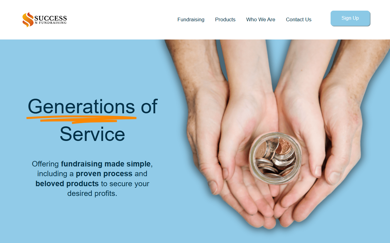 406fundraising.com screenshot
