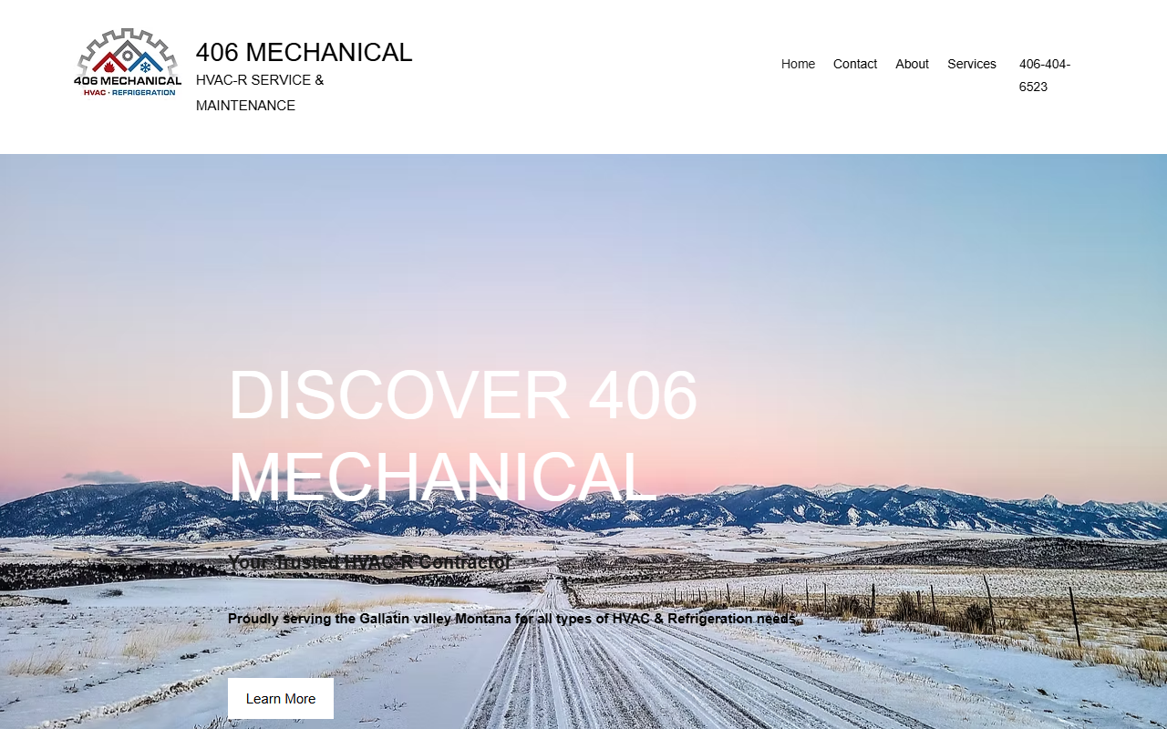 406mechanical.com screenshot