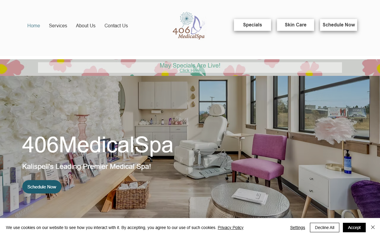 406medicalspa.com screenshot