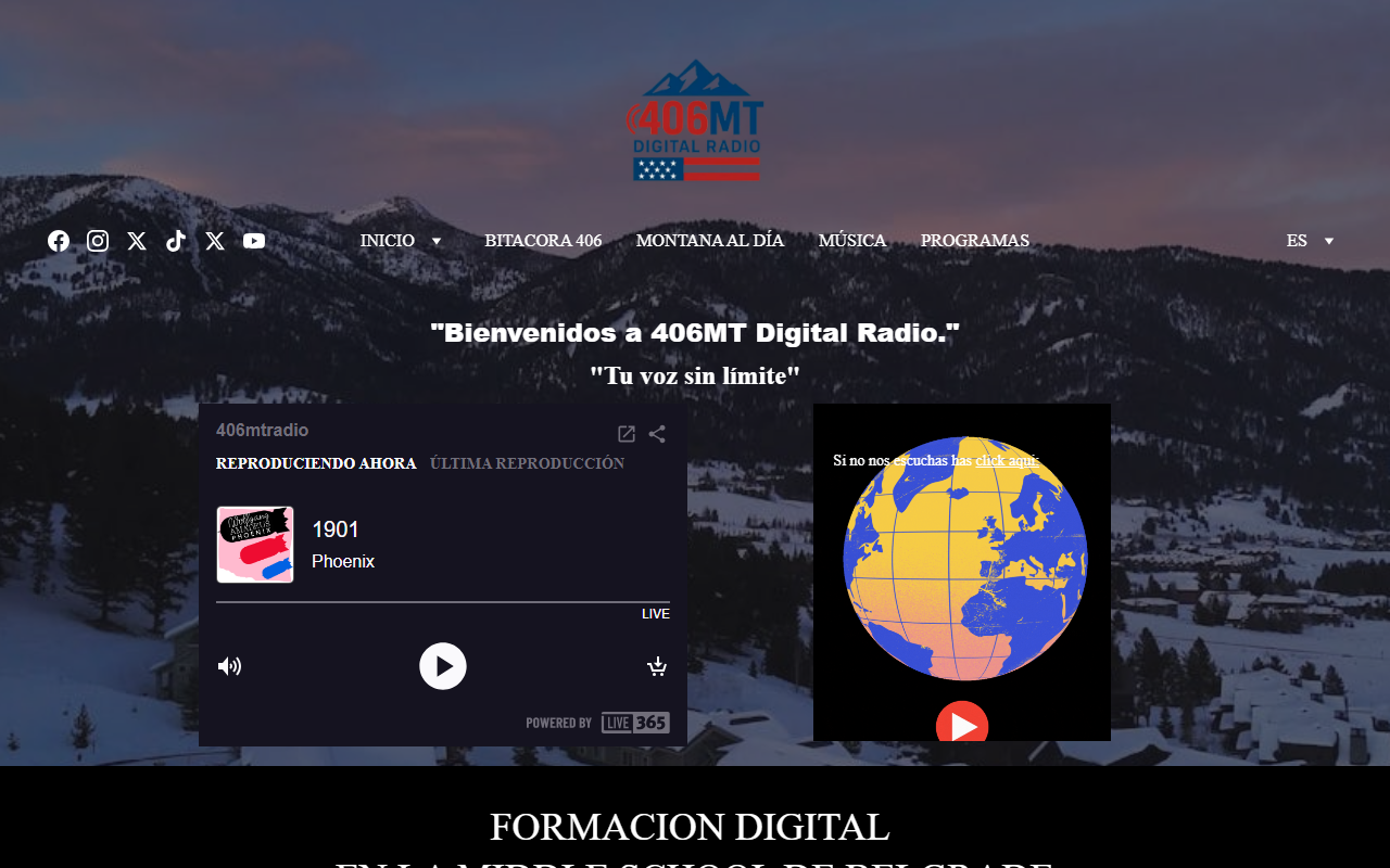 406mtradio.com screenshot