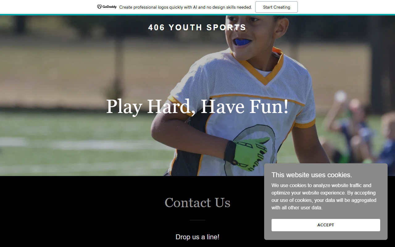 406nflflag.com screenshot
