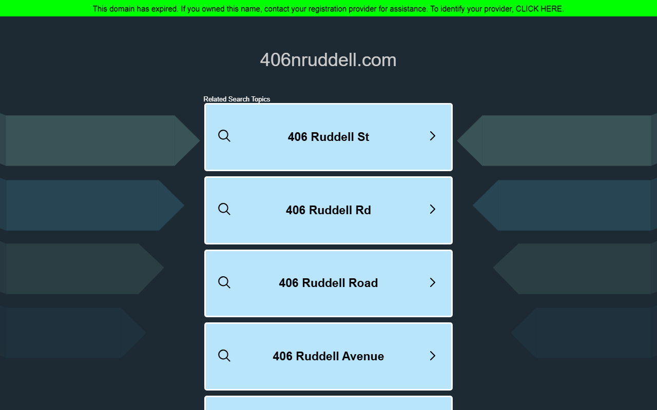 406nruddell.com screenshot