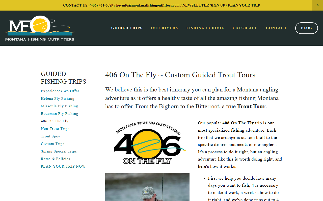 406onthefly.com screenshot
