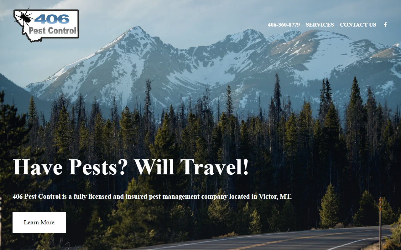 406pestcontrol.com screenshot
