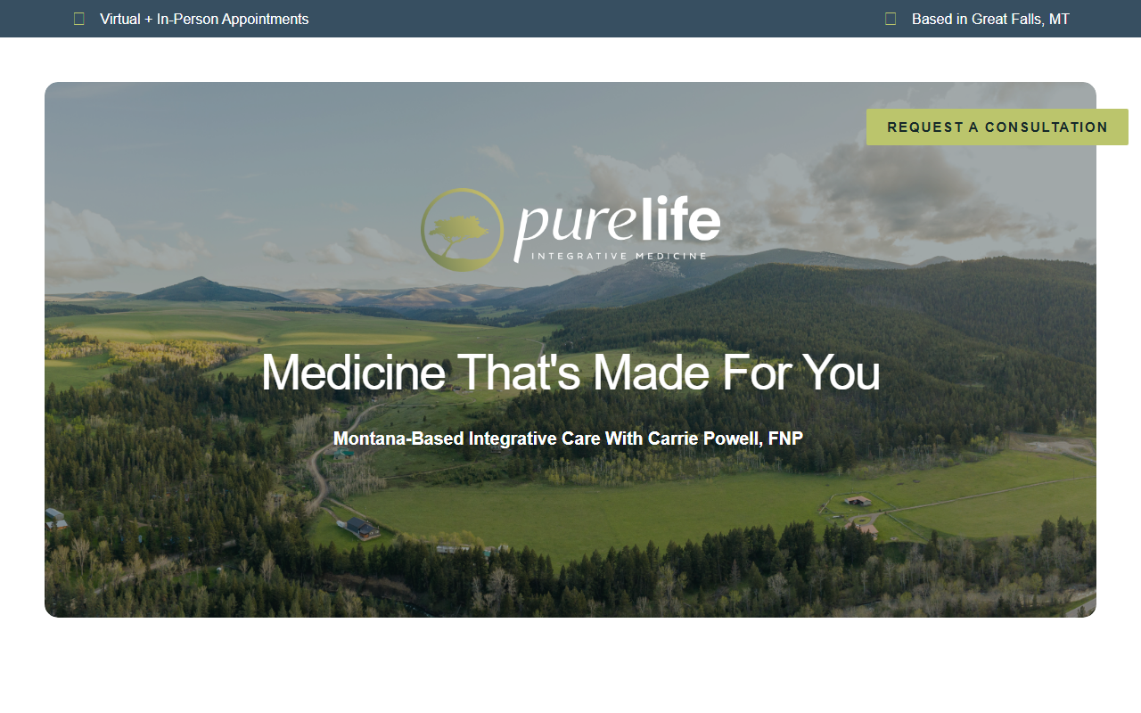 406purelife.com screenshot