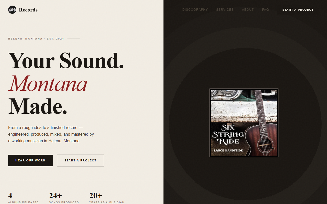 406records.com screenshot