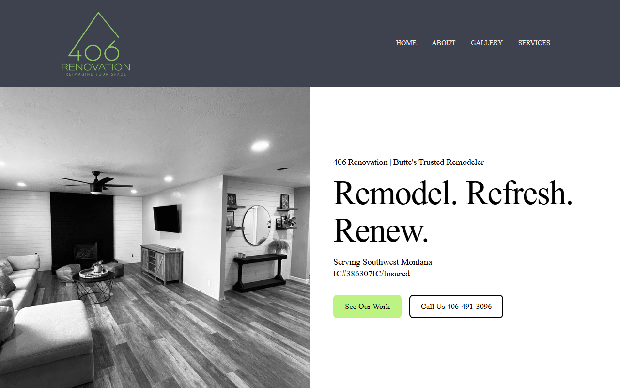 406renovation.com screenshot