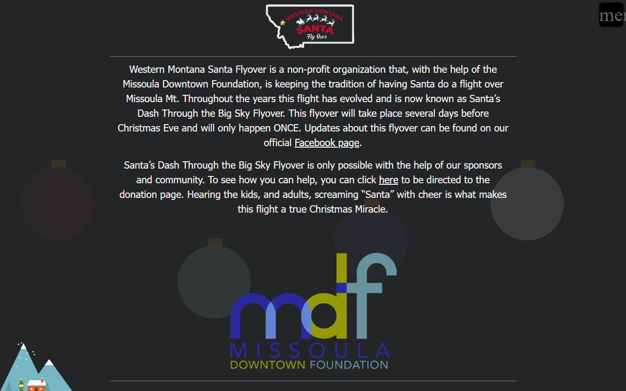 406santaflyover.com screenshot