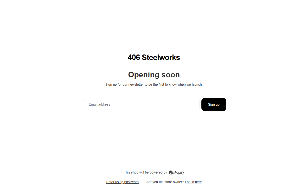 406steelworks.com screenshot
