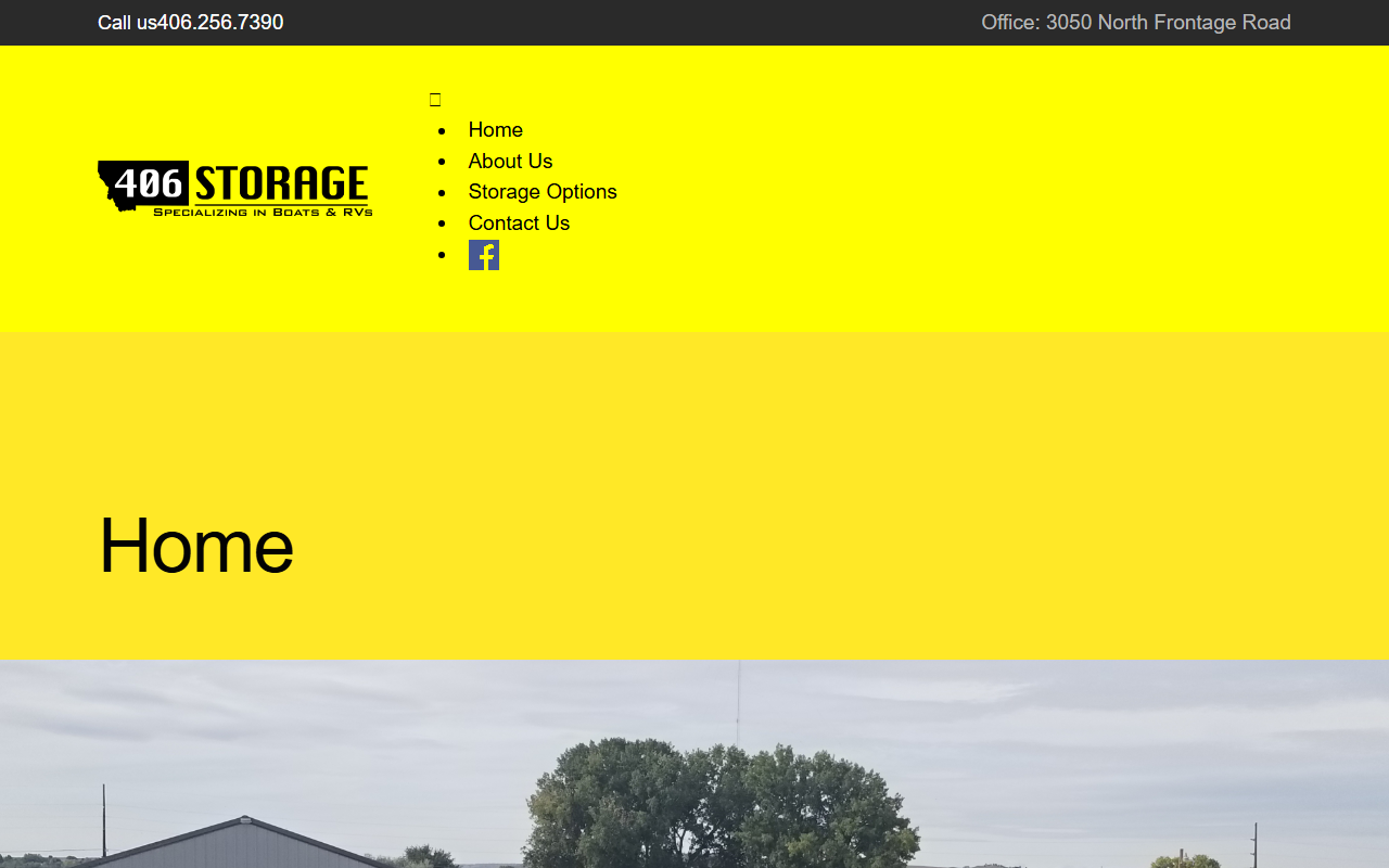 406storagemt.com screenshot