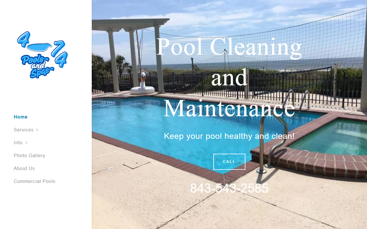 4074poolsandspas.com screenshot